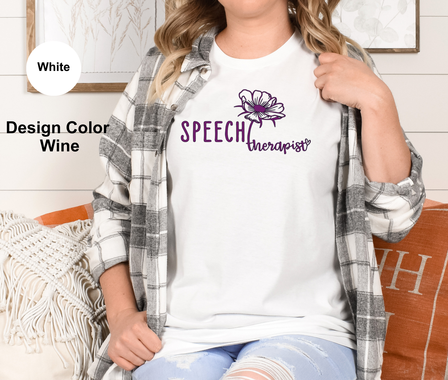 Delicate Flower-Speech Therapy Shirt