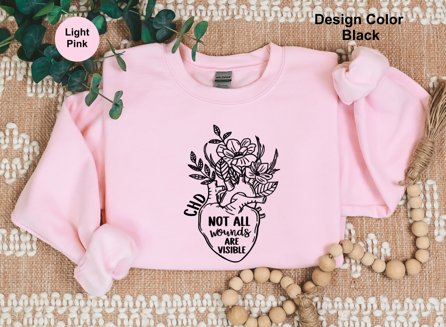 Invisible Wounds-CHD Awareness Sweatshirt