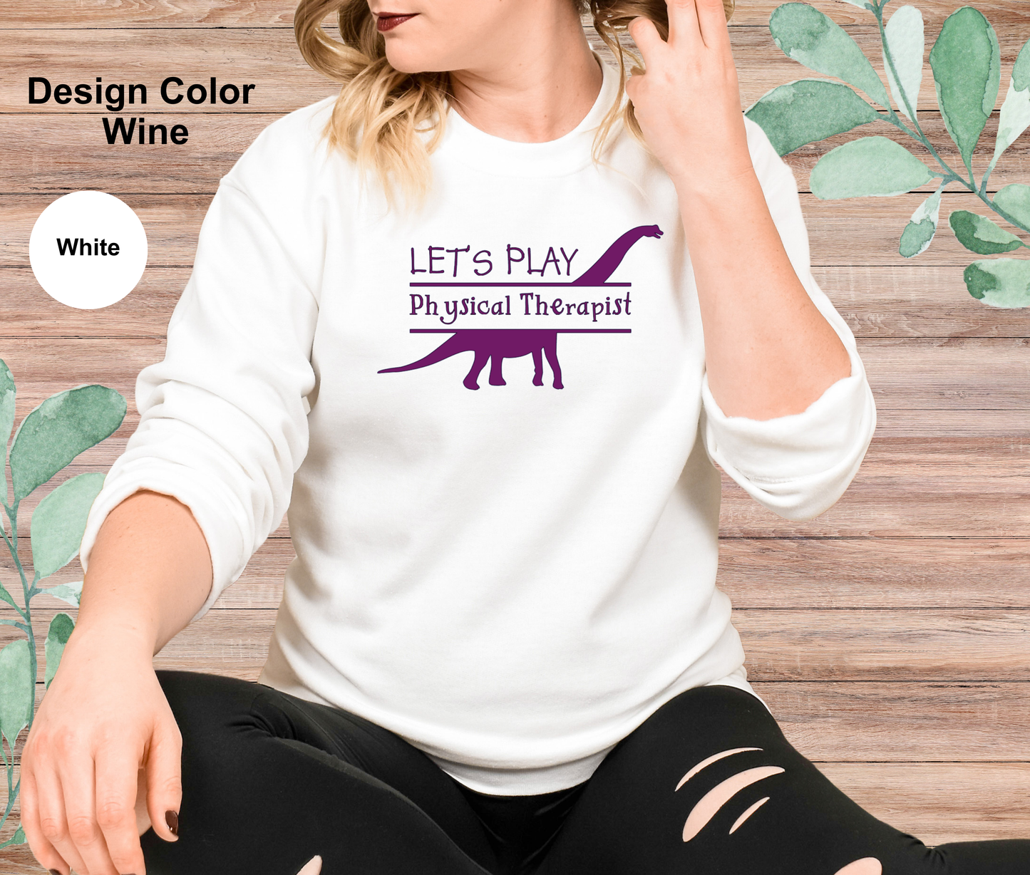Dinosaur-Physical Therapy Sweatshirt