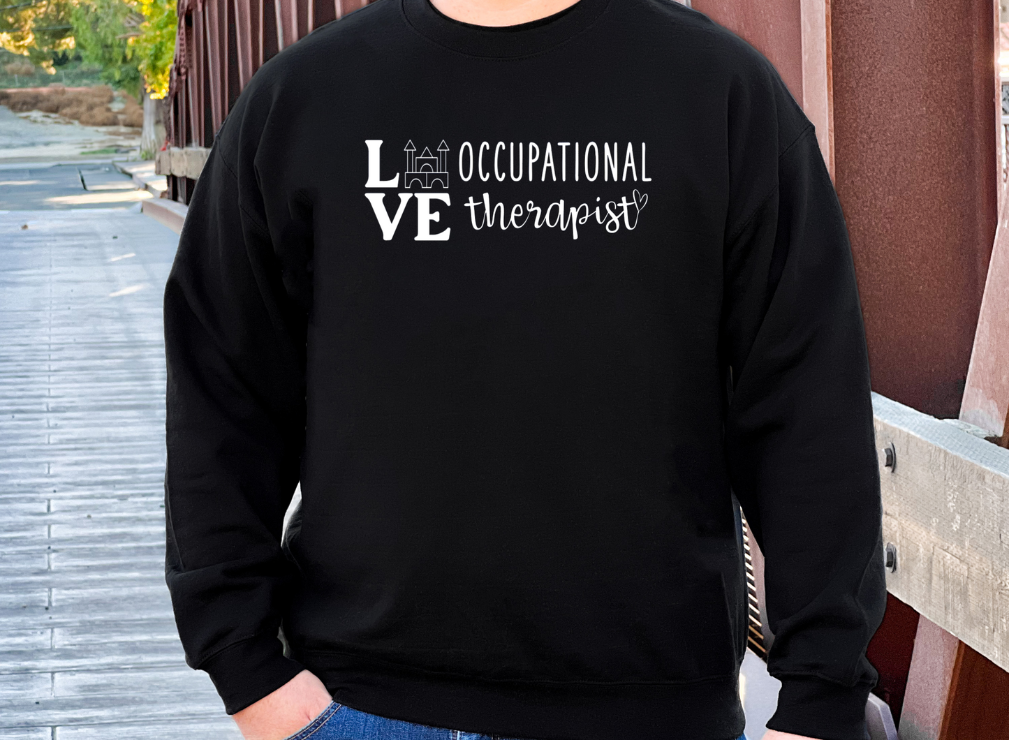Building Blocks of Play Therapy-Occupational Therapy Sweatshirt