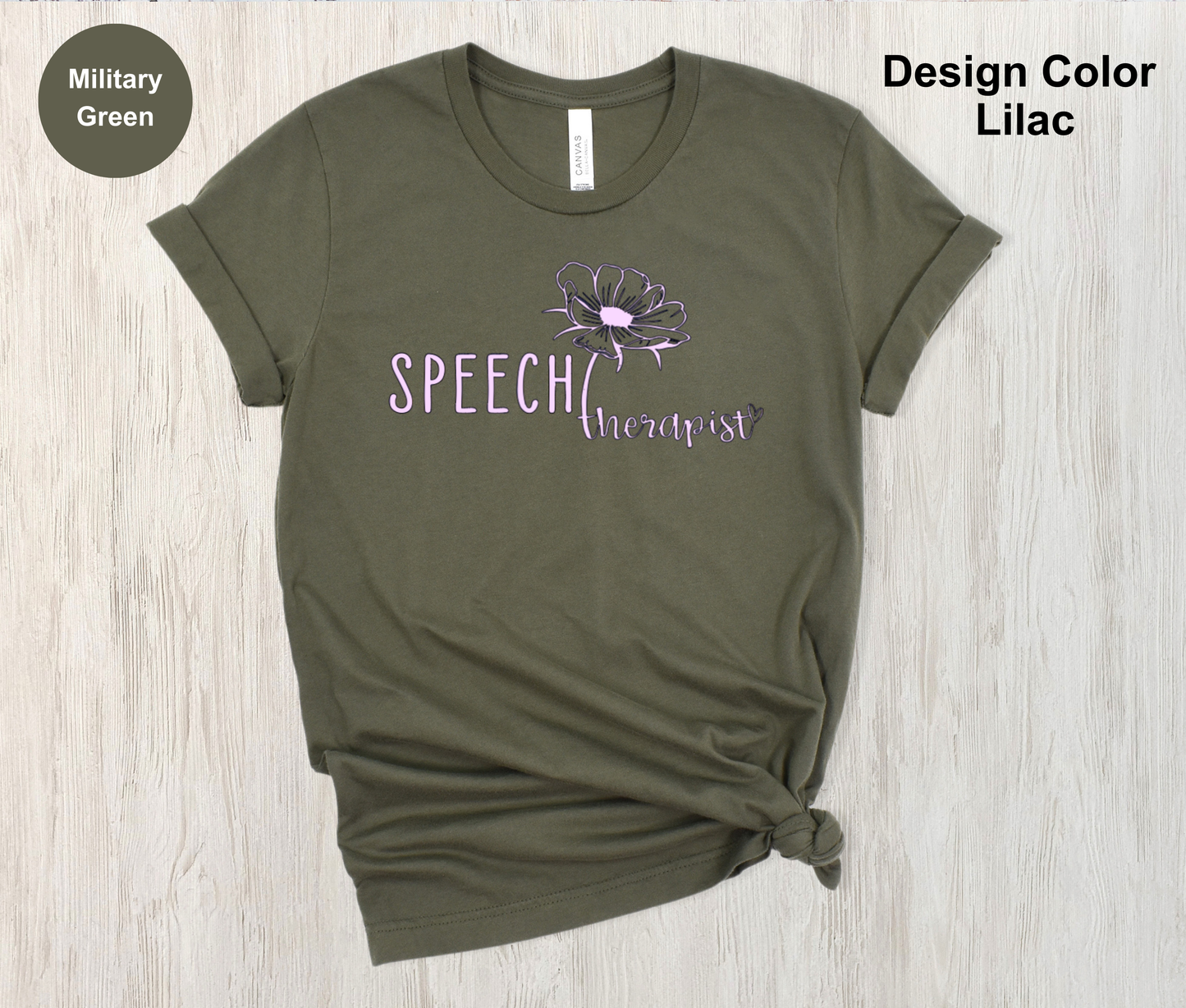Delicate Flower-Speech Therapy Shirt
