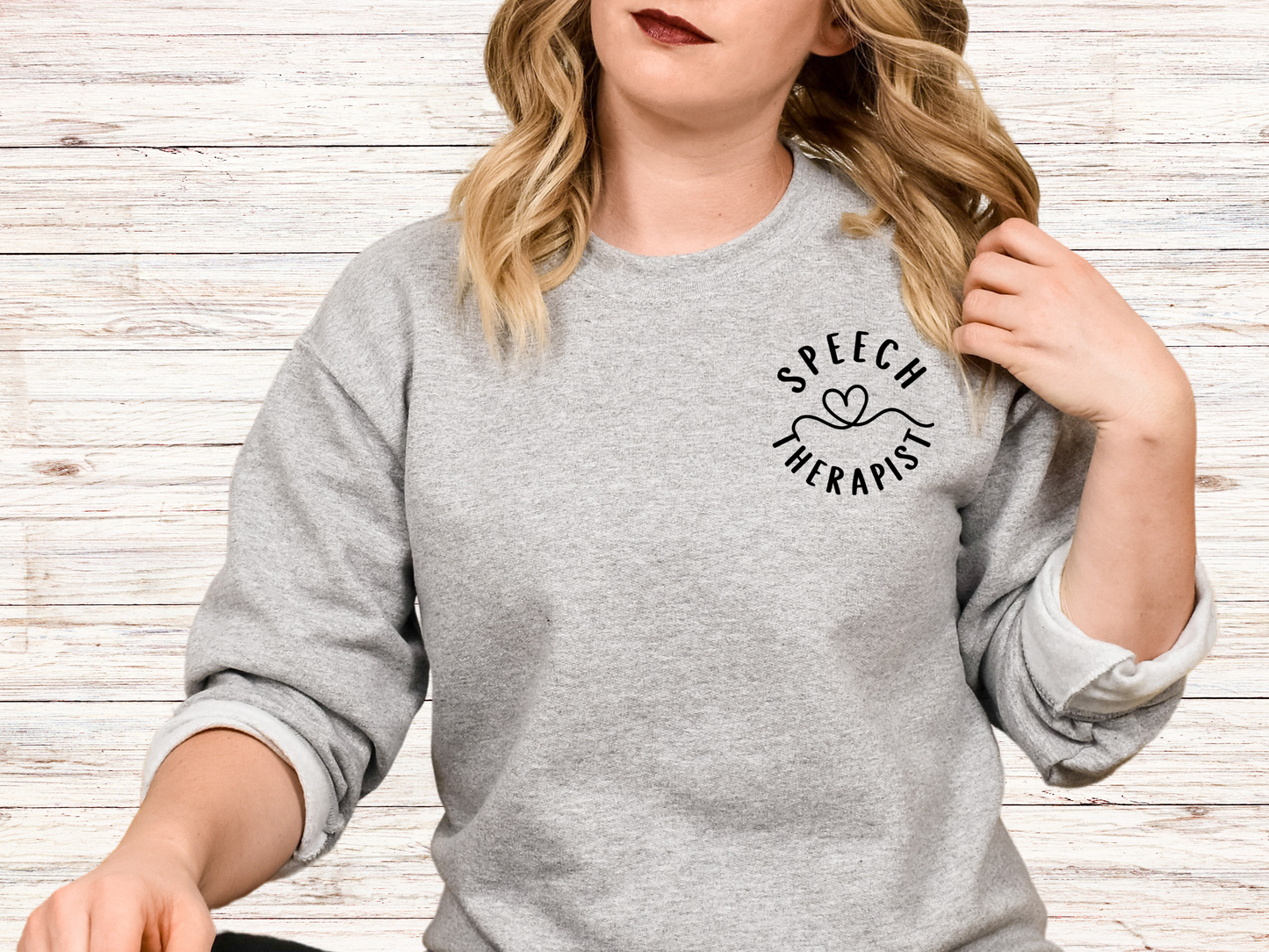 From The Heart-Speech Therapy Sweatshirt