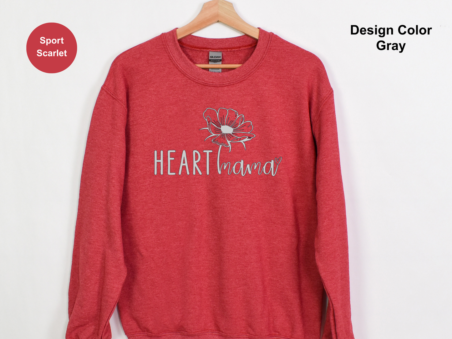 Delicate Flower-CHD Awareness-Sweatshirt