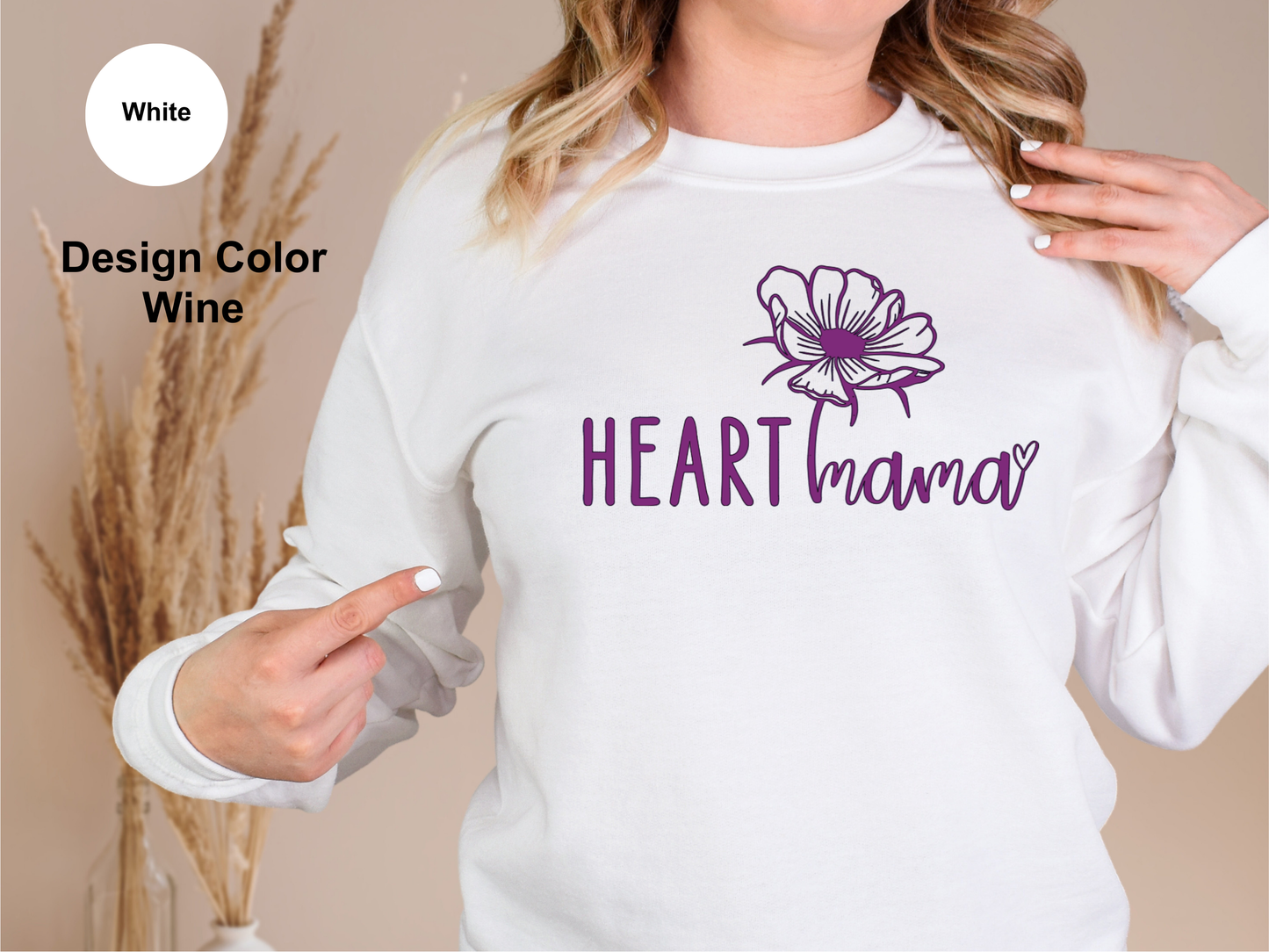 Delicate Flower-CHD Awareness-Sweatshirt