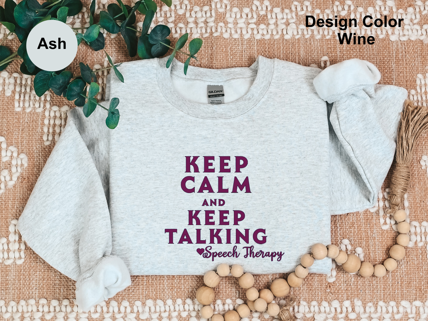 Keep Calm-Speech Therapy Sweatshirt