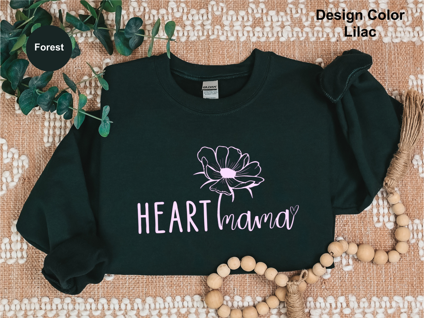 Delicate Flower-CHD Awareness-Sweatshirt