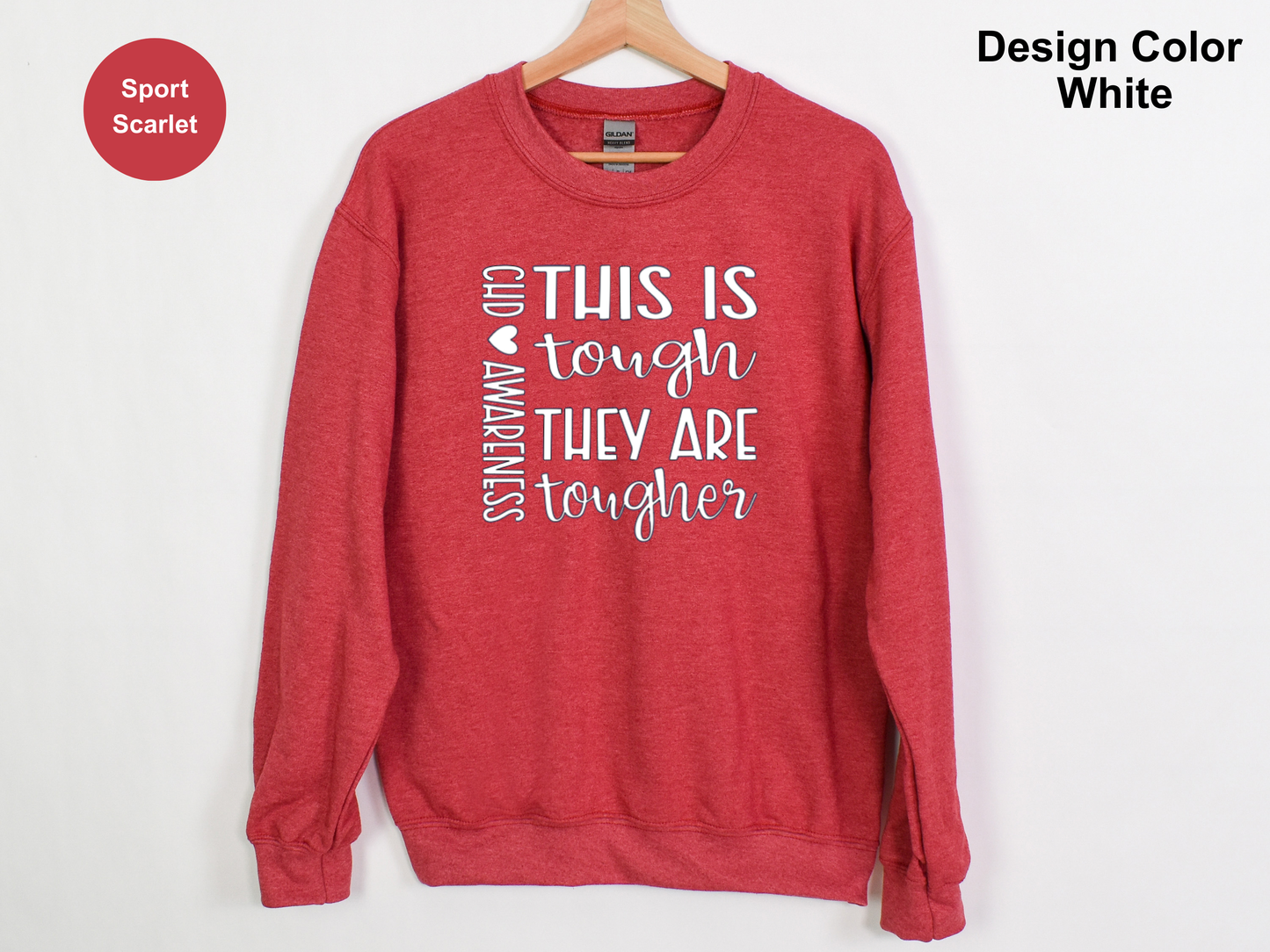 They Are Tougher-CHD Awareness Sweatshirt