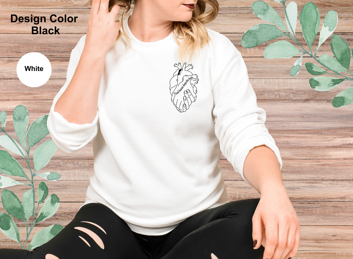 Kind Heart with Hands-CHD Sweatshirt