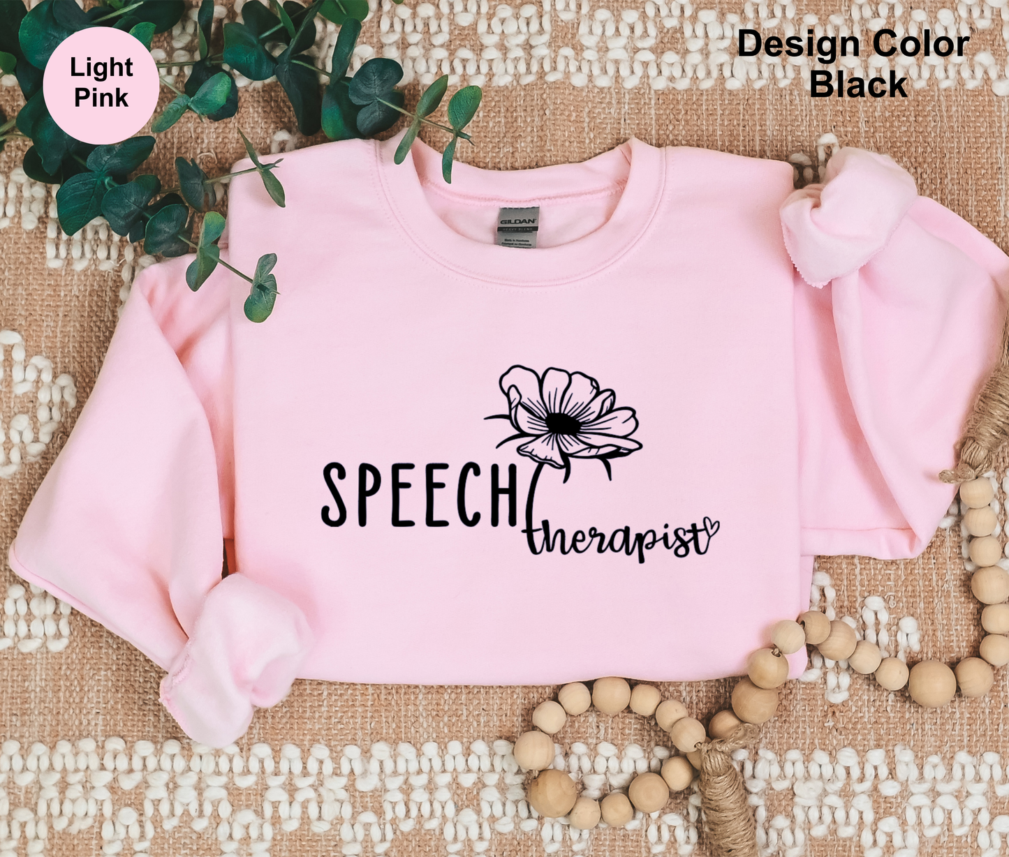 Delicate Flower-Speech Therapy Sweatshirt