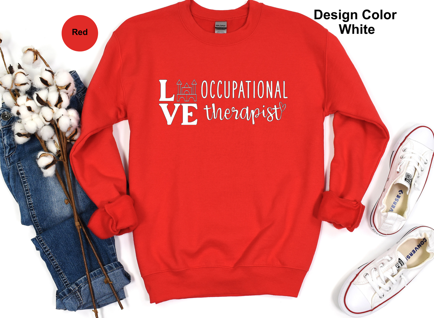 Building Blocks of Play Therapy-Occupational Therapy Sweatshirt