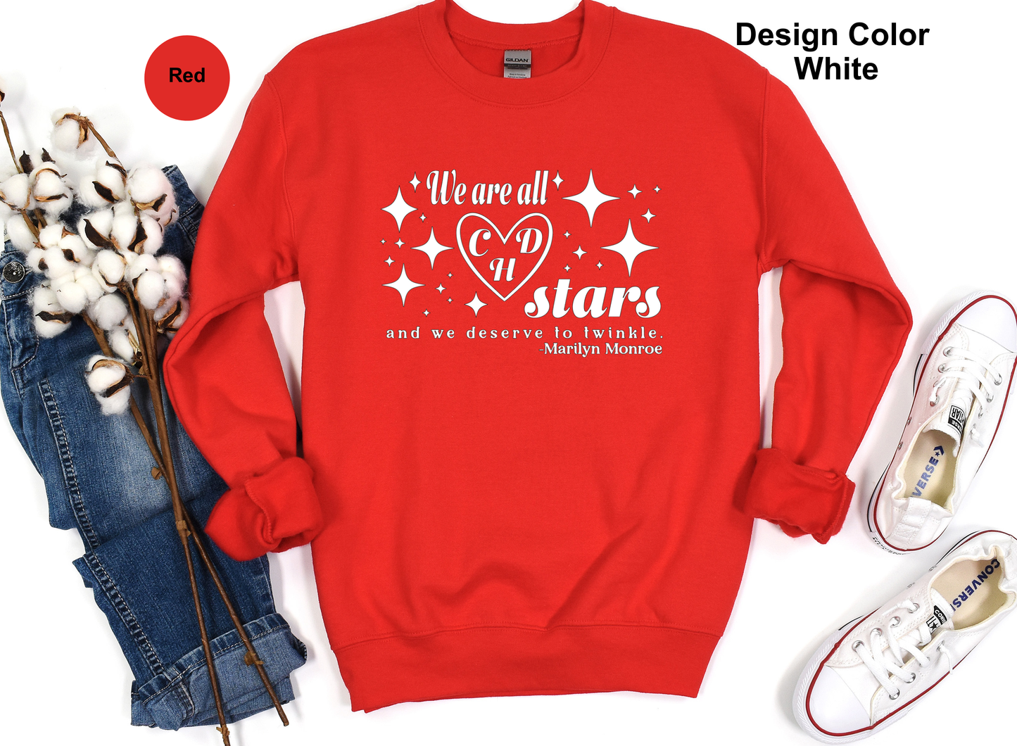 Twinkling Stars-CHD Awareness Sweatshirt