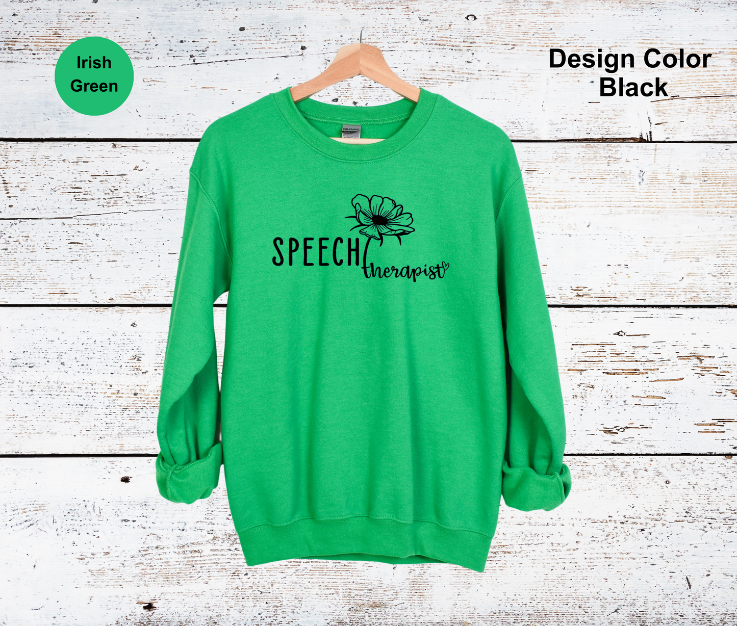 Delicate Flower-Speech Therapy Sweatshirt