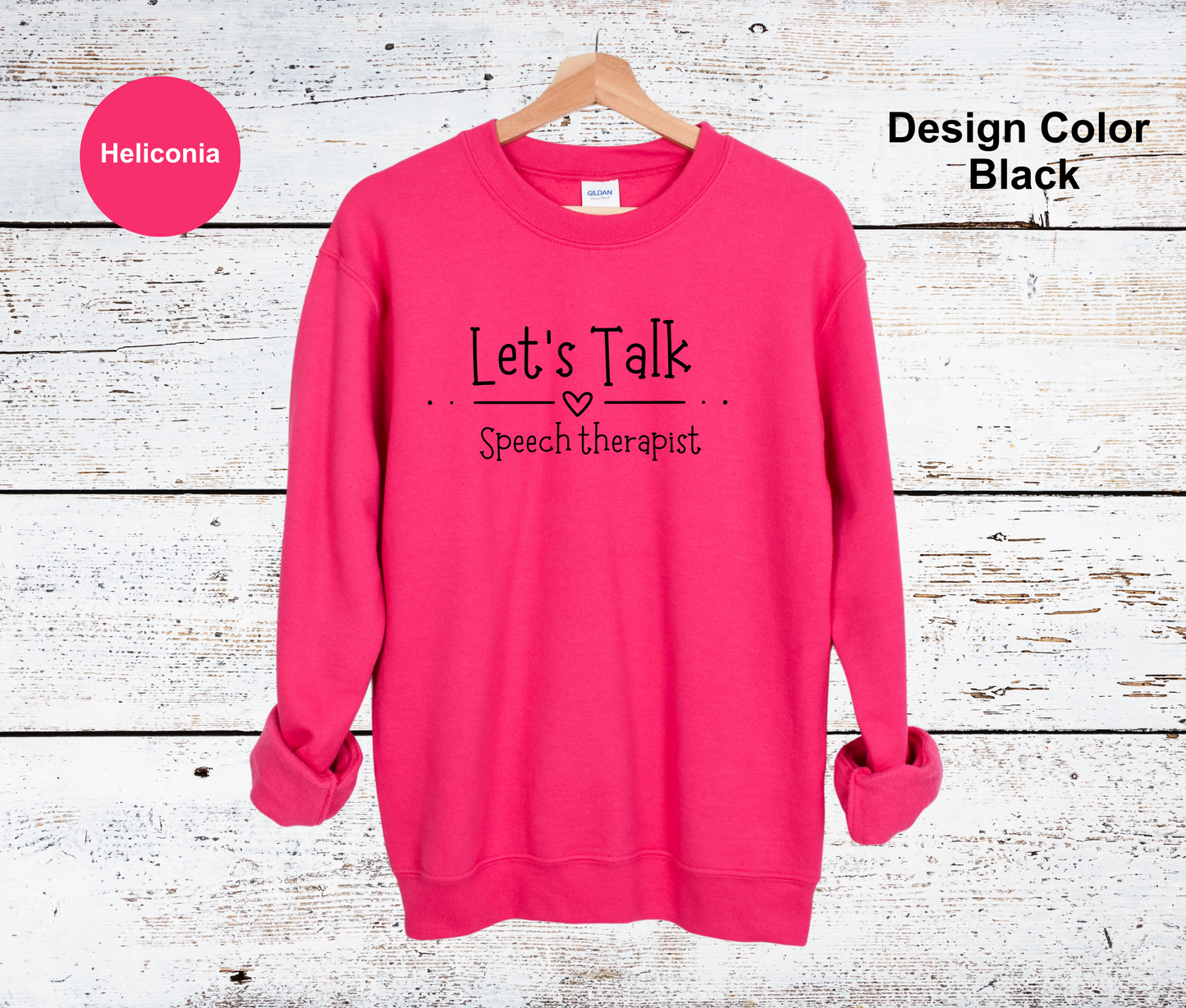 Let's Talk-Speech Therapist Sweatshirt