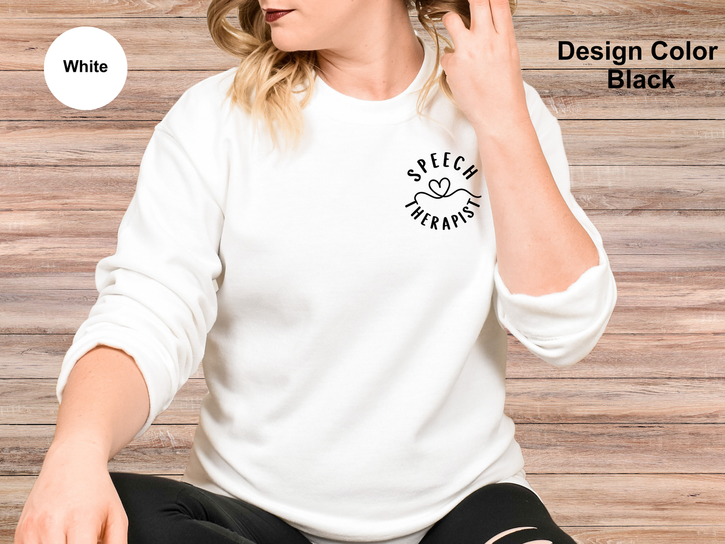 From The Heart-Speech Therapy Sweatshirt