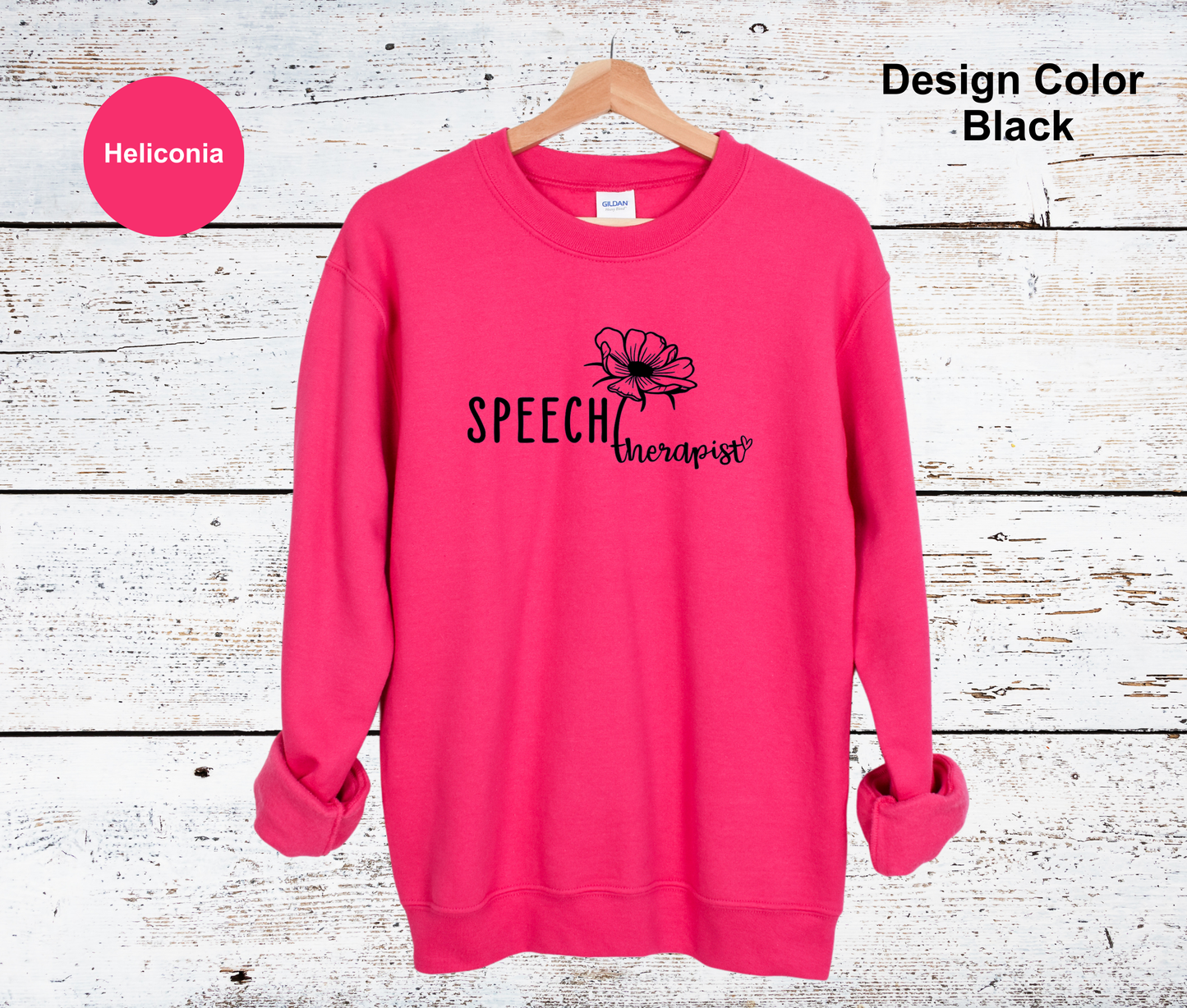 Delicate Flower-Speech Therapy Sweatshirt
