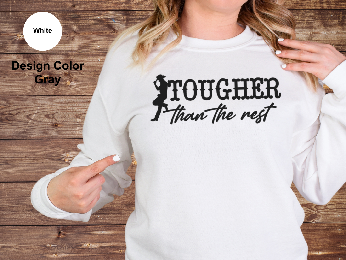Tougher Than The Rest-CHD Awareness Sweatshirt