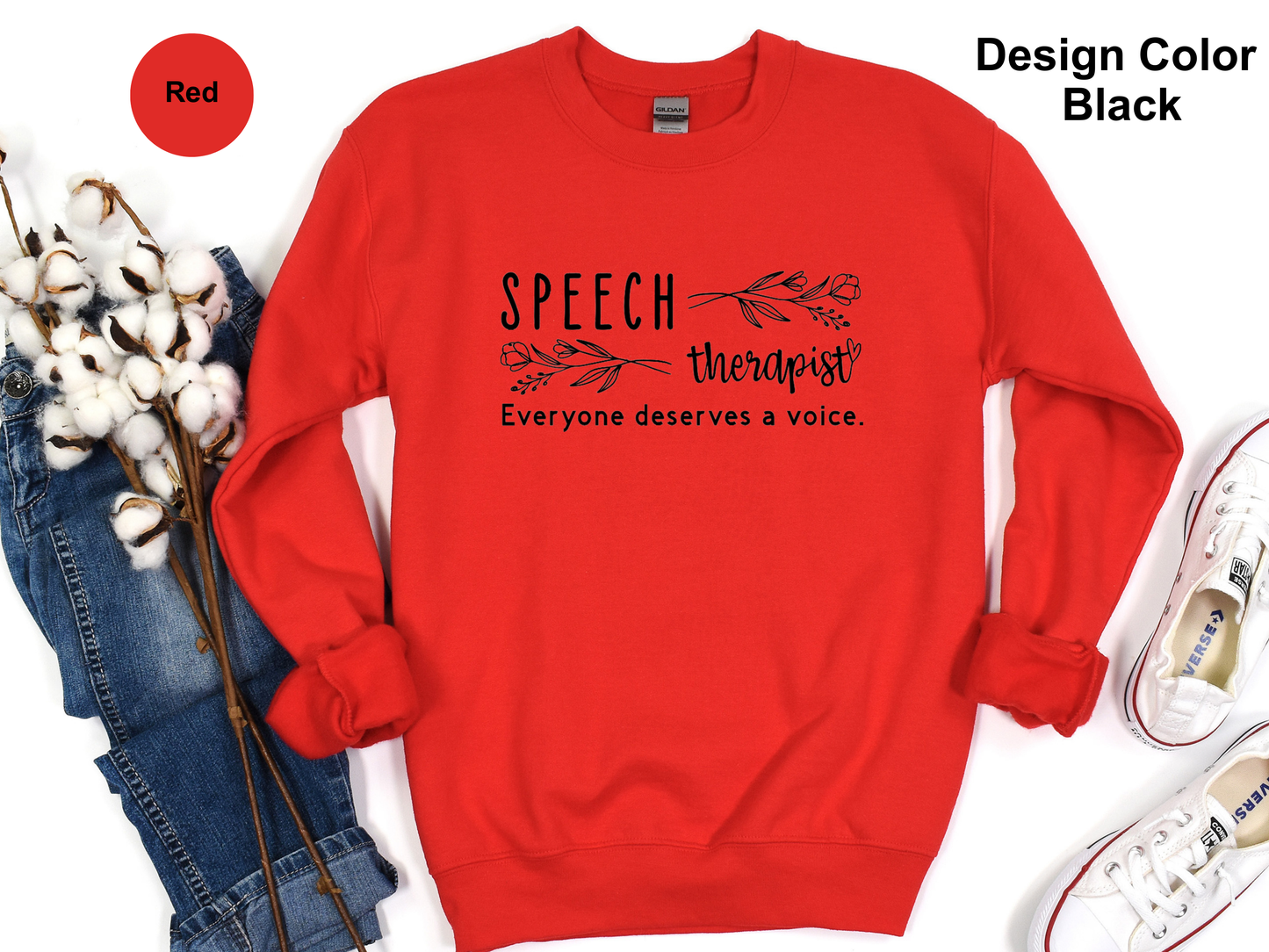 Everyone Deserves A Voice-Speech Therapy Sweatshirt