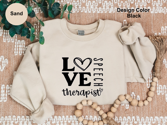 LOVE-Speech Therapy Sweatshirt