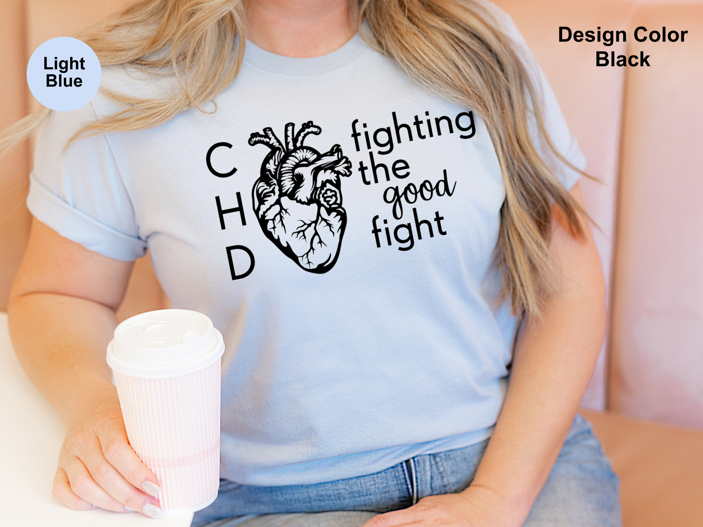 Fighting the Good Fight-CHD Awareness Shirt