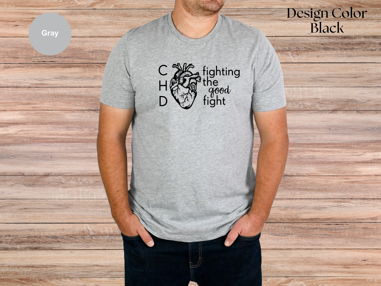 Fighting the Good Fight-CHD Awareness Shirt