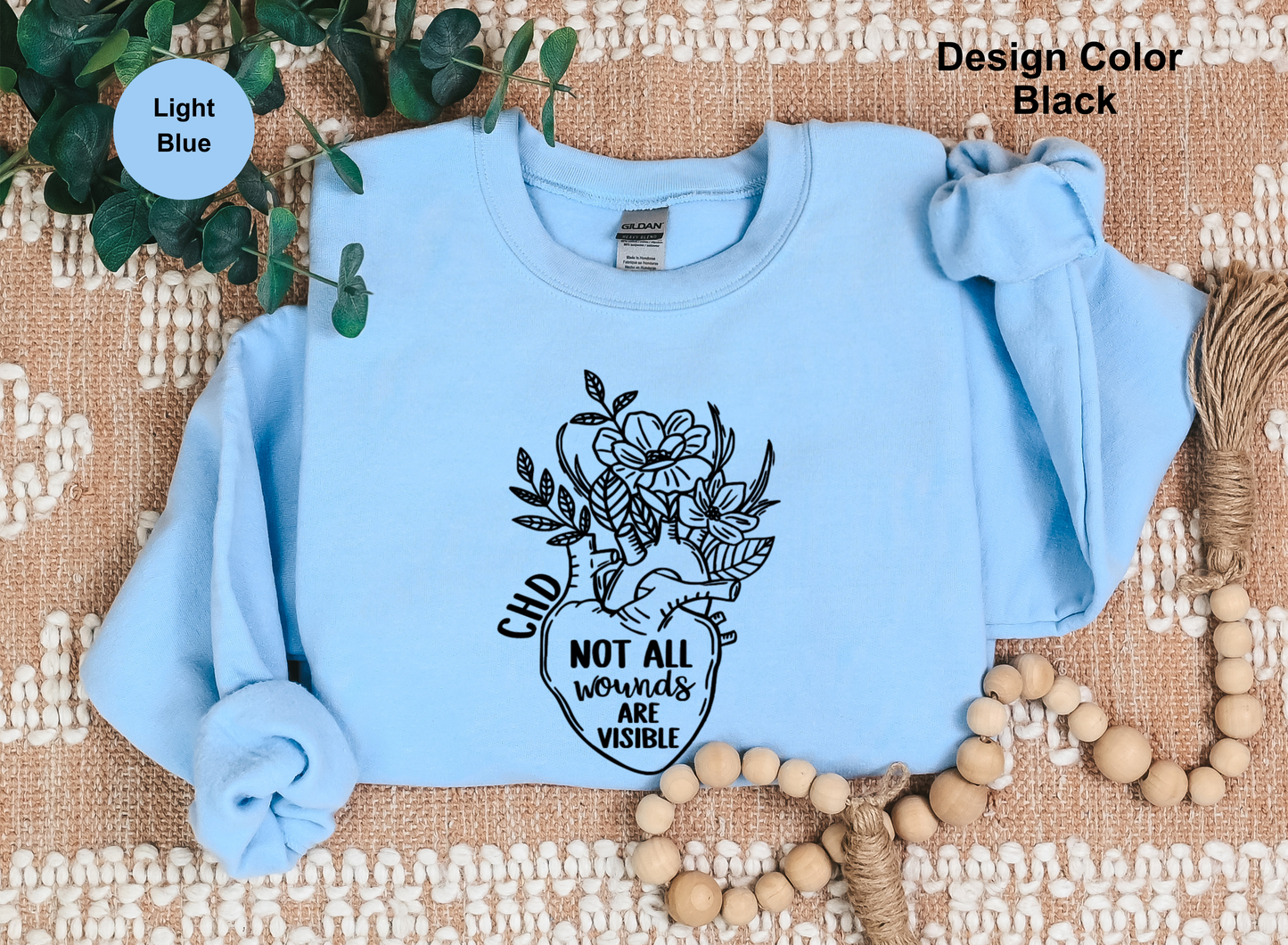 Invisible Wounds-CHD Awareness Sweatshirt