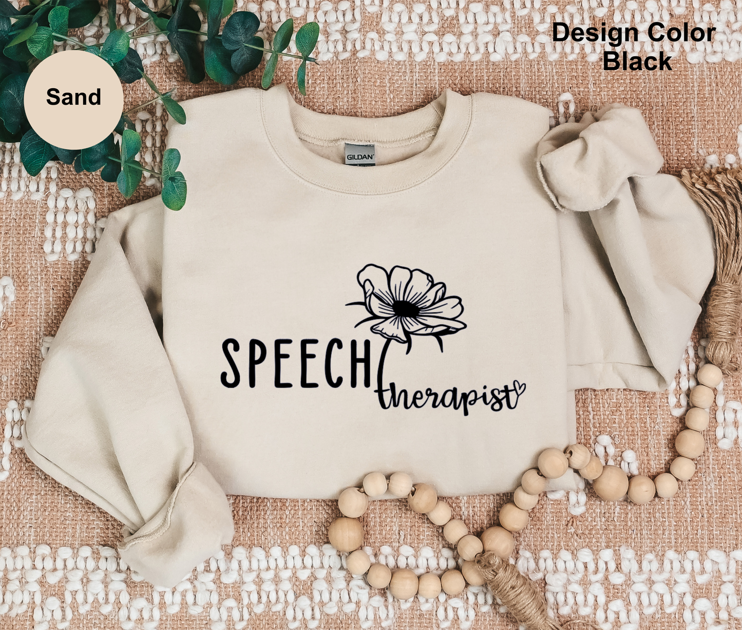 Delicate Flower-Speech Therapy Sweatshirt