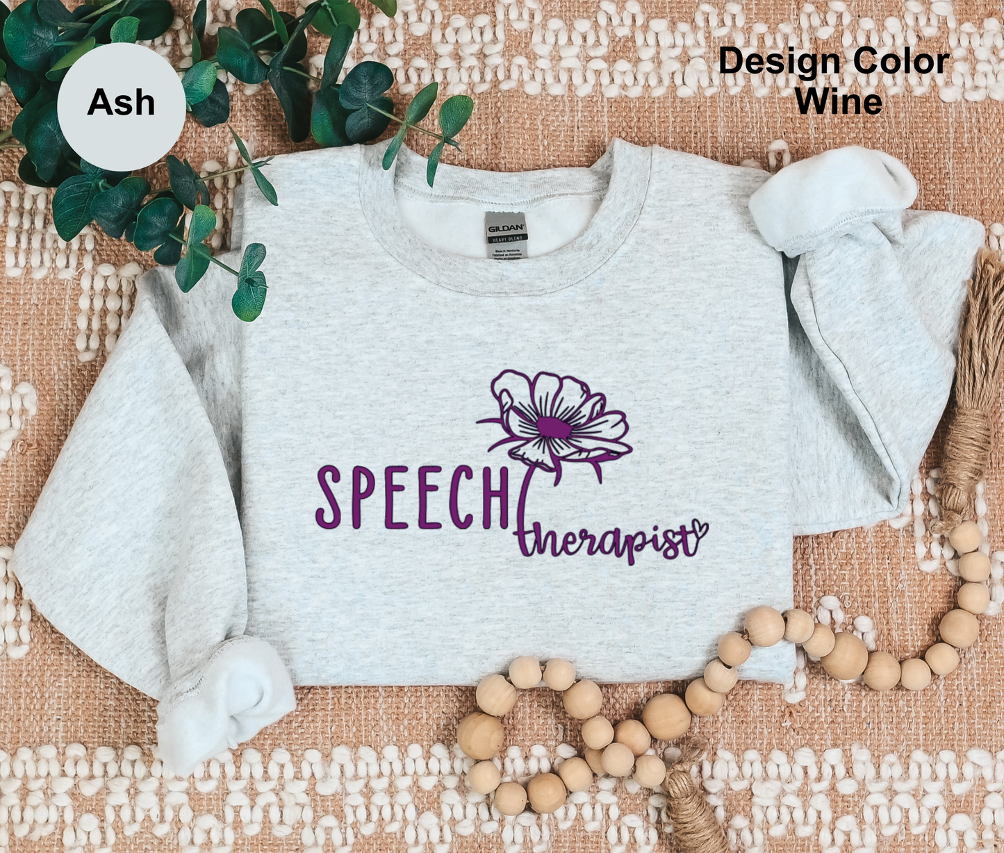Delicate Flower-Speech Therapy Sweatshirt