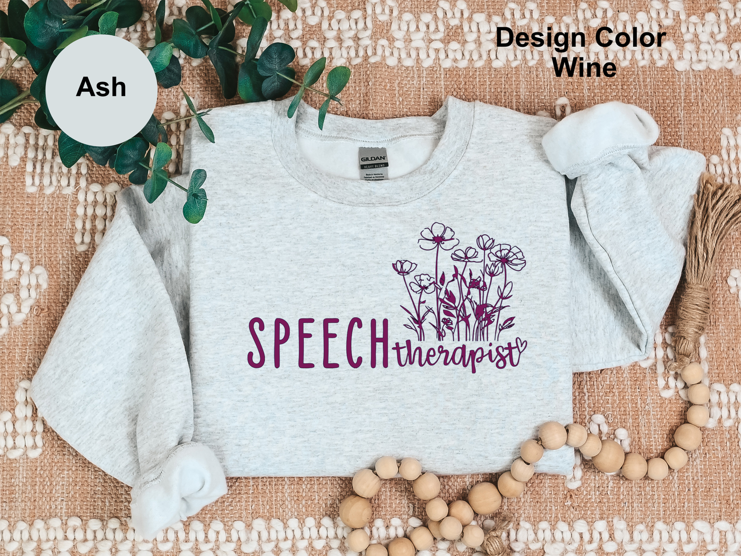 Flower Garden-Speech Therapy Sweatshirt
