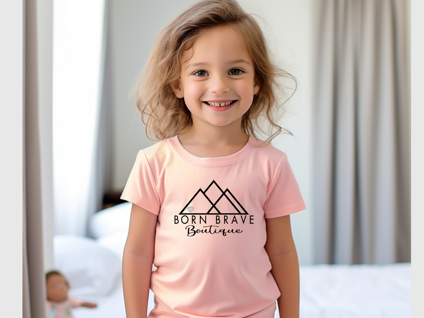 Custom Birthstone Heart T-Shirt | Choose Your Heart Color to Tell Your Story