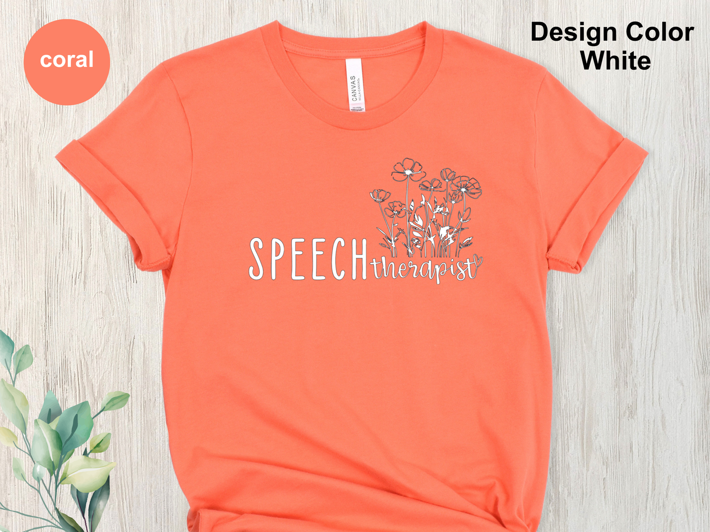 Flower Garden-Speech Therapy Shirt