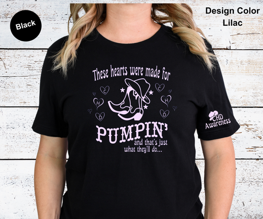 Hearts Were Made for Pumpin’ – CHD Tee for Families & Supporters