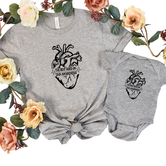 Beat Goes On- Mommy & Me Onesie Set | Shirts Made for Matching Memories