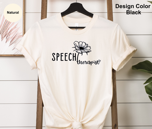 Delicate Flower-– CHD Awareness Shirt for Speech Therapists