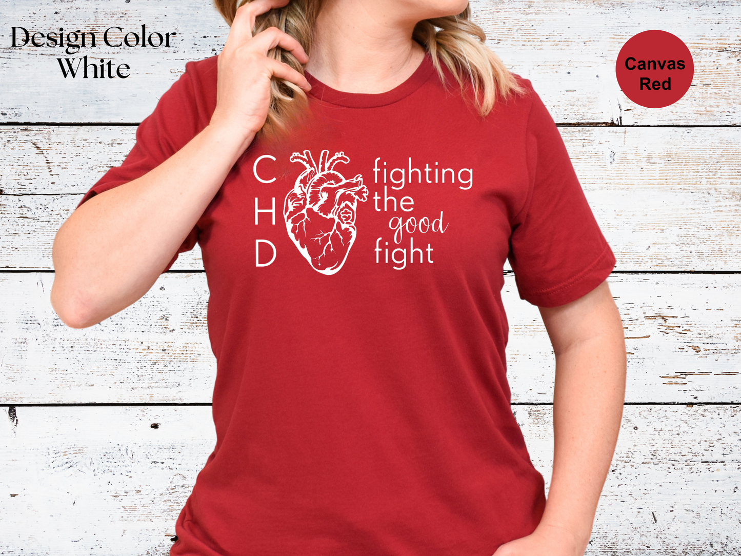 Fighting the Good Fight-CHD Awareness Shirt