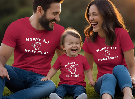 My Donor Heart Turns 1 – Transplant Anniversary CHD Tee