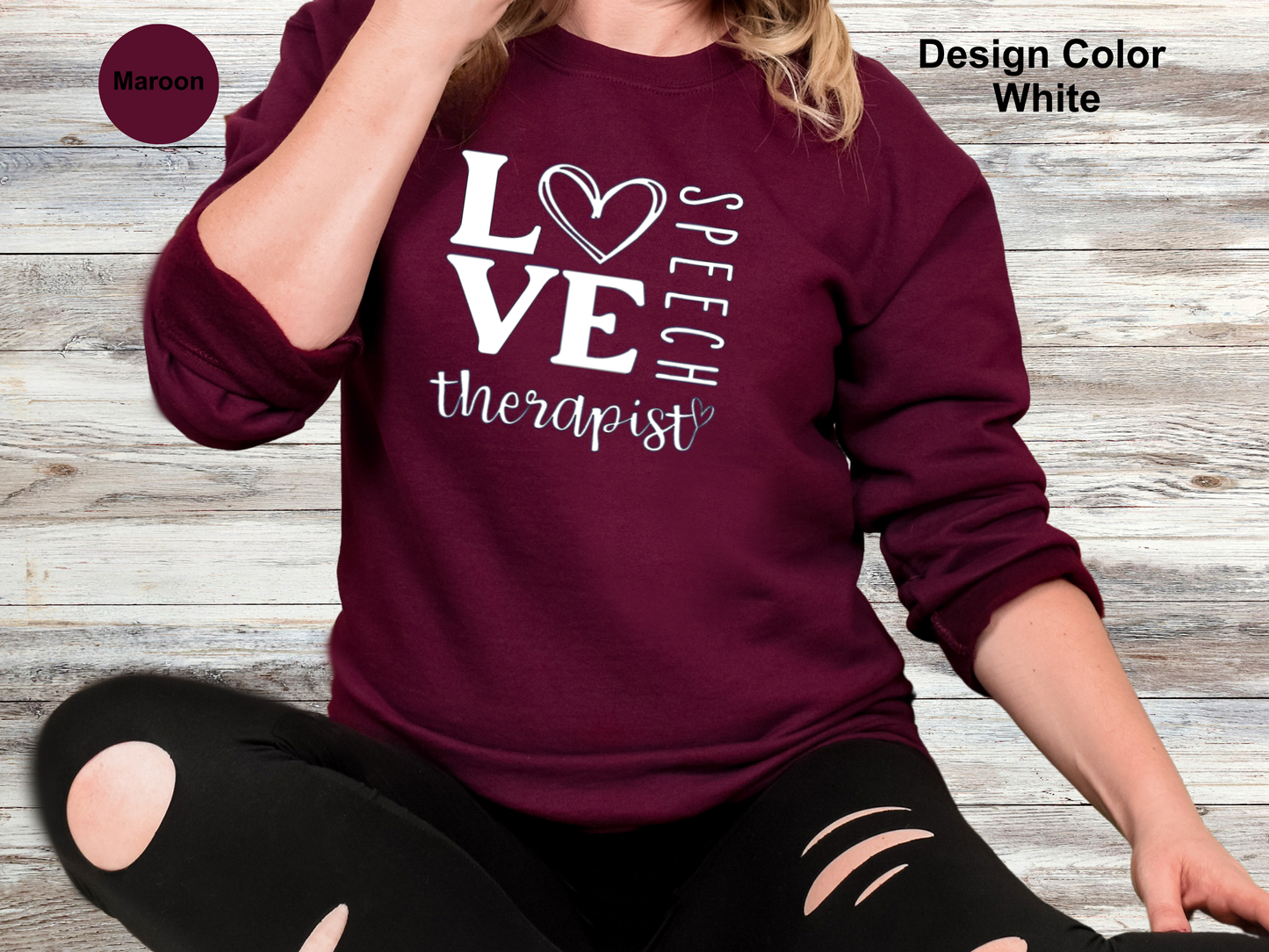 LOVE-Speech Therapy Sweatshirt