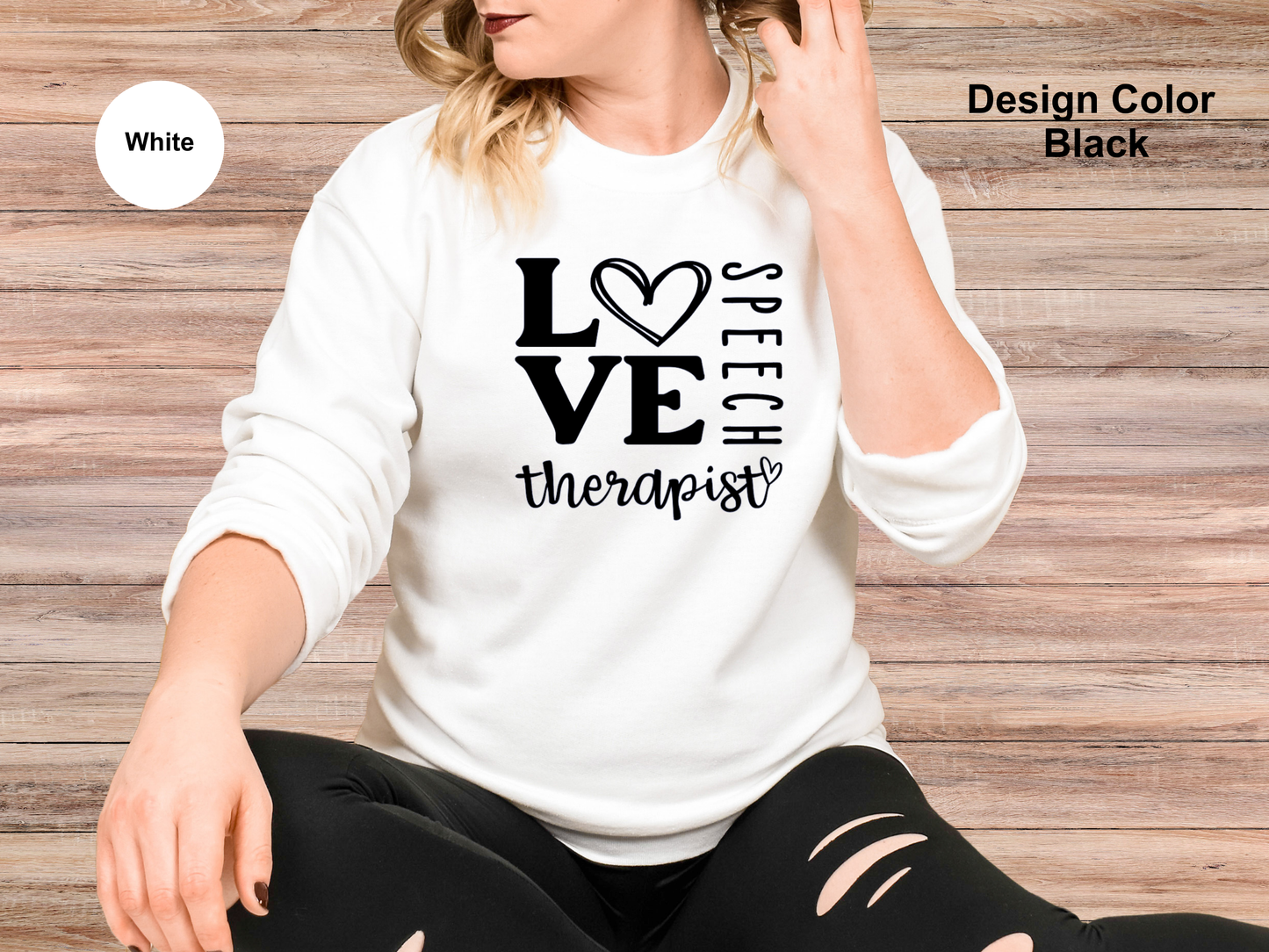 LOVE-Speech Therapy Sweatshirt
