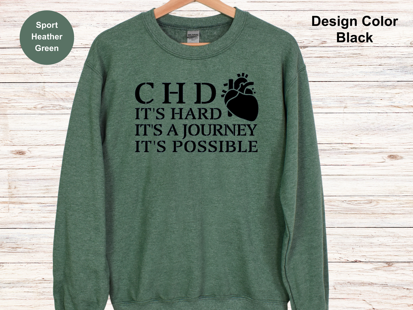 It's A Journey-CHD Awareness Sweatshirt
