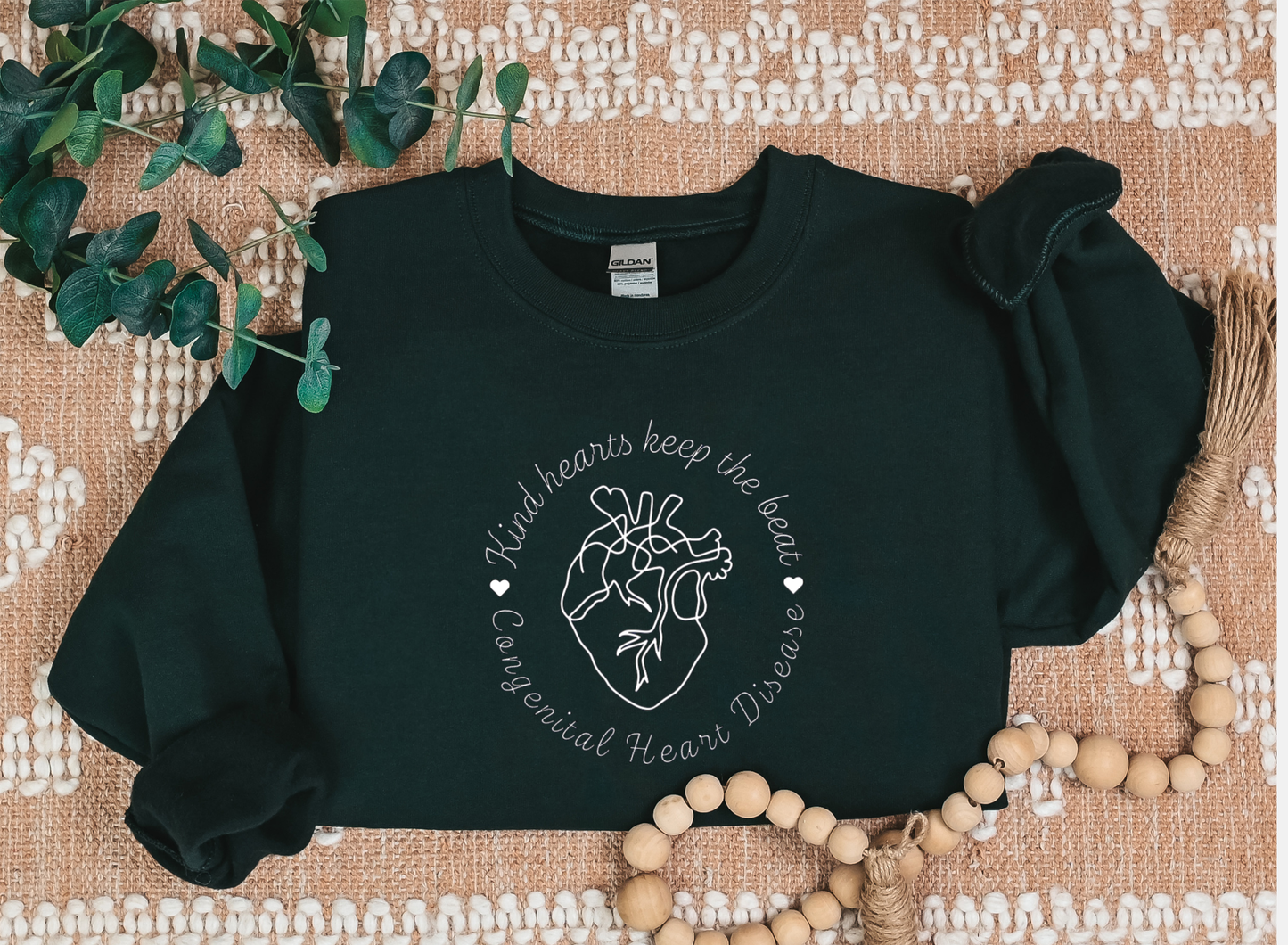 Kind Hearts– CHD Awareness Sweatshirt For Heart Families & Supporters