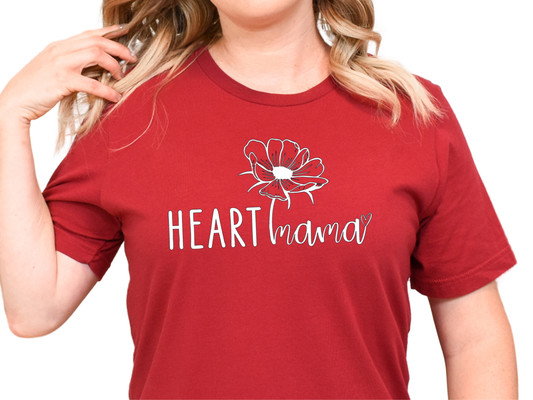 CHD Mama T-Shirt – Soft Bella Canvas Tee for Proud Heart Moms | Share Your Child’s Story in Comfort