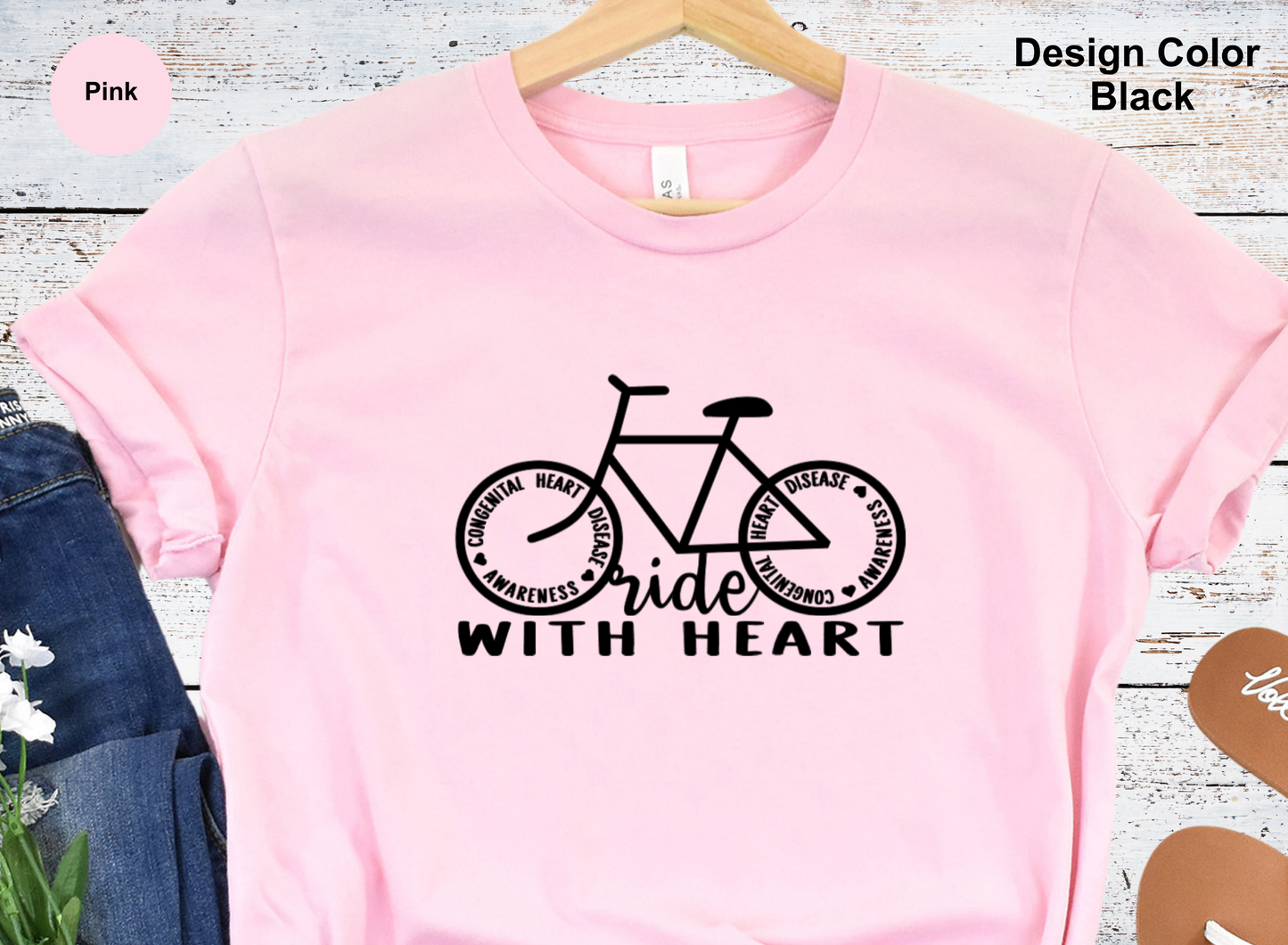 Ride With Heart Shirt