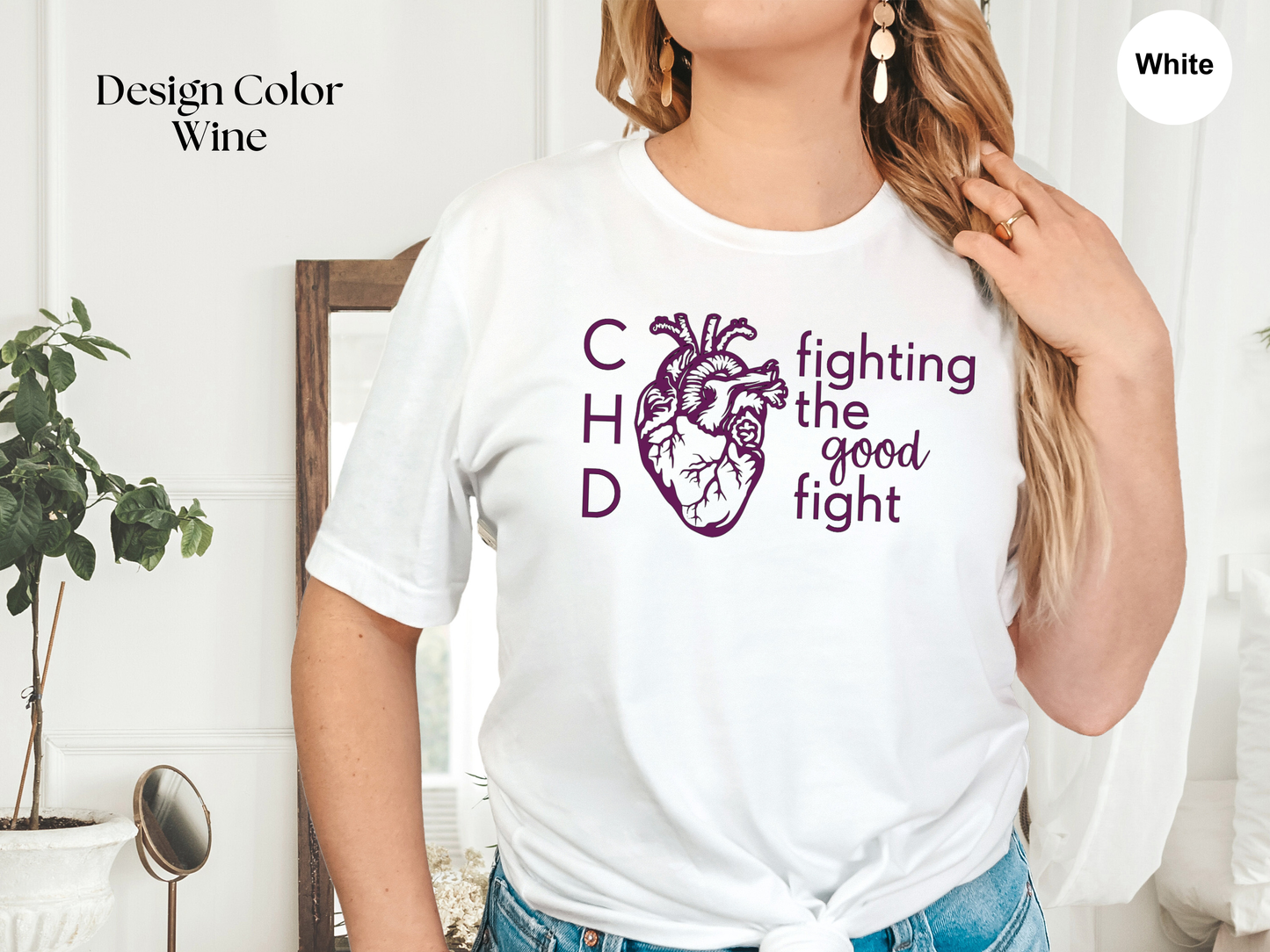 Fighting the Good Fight-CHD Awareness Shirt