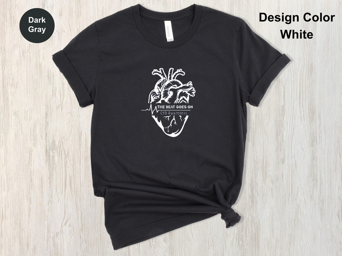 The Beat Goes On-CHD Awareness T-Shirt