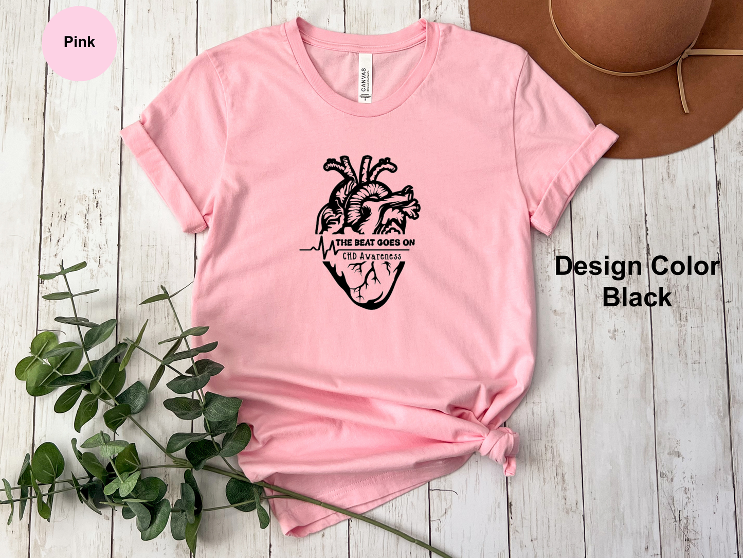 The Beat Goes On-CHD Awareness T-Shirt