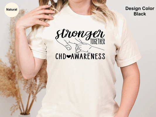 Unbreakable Love – CHD Mama T-Shirt for Proud Heart Moms-Baby Hand