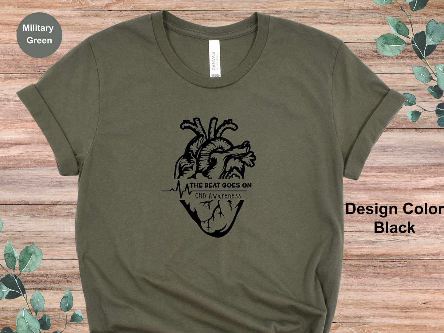 The Beat Goes On-CHD Awareness T-Shirt