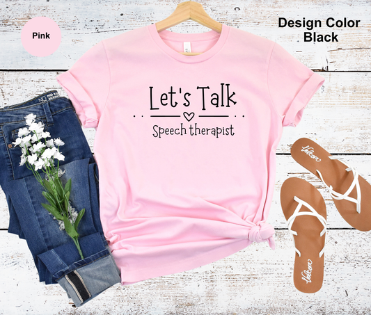 Let's Talk-– CHD Awareness Shirt for Speech Therapists