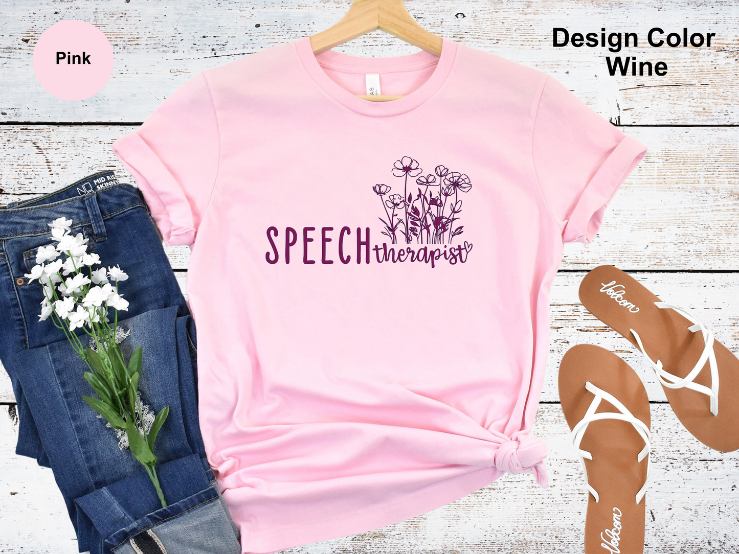 Flower Garden-Speech Therapy Shirt