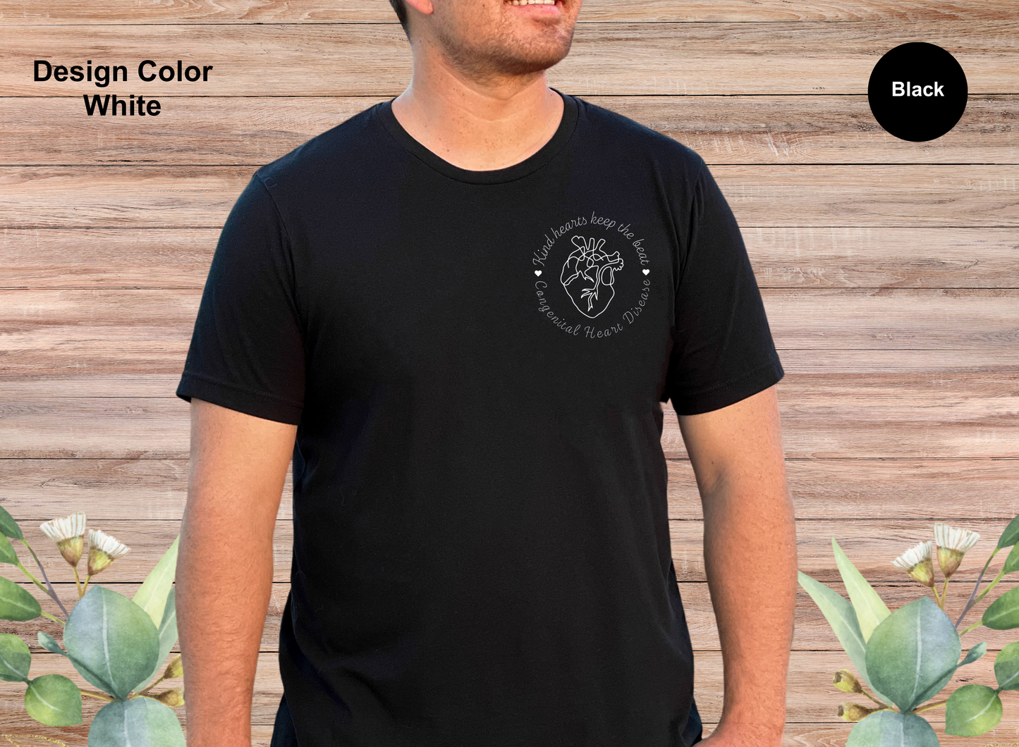 Kind Heart Left Chest-CHD Shirt