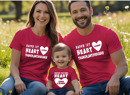 Rockin' My New Heart– CHD Awareness Toddler Transplant Awareness Shirt